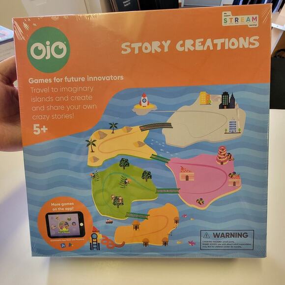 OjO Story Creations Educational Board Game Kid Learn Story Telling Vocabulary - Picture 1 of 12